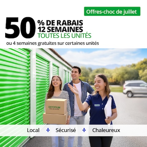 Depotium Mini-Entrepôt - Lachine Promotion