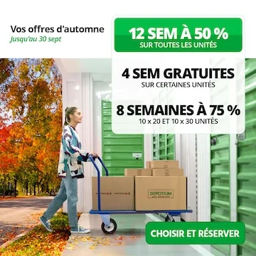 Depotium Mini-Entrepôt - Lachine Promotion