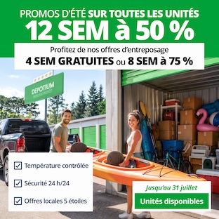 Depotium Mini-Entrepôt - Lachine Promotion