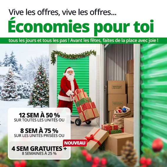 Depotium Mini-Entrepôt - Lachine Promotion