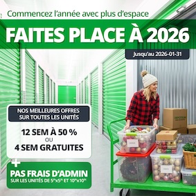 Depotium Mini-Entrepôt - Lachine Promotion