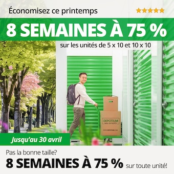 Depotium Mini-Entrepôt - Lachine Promotion