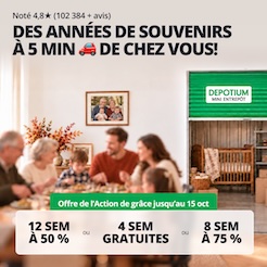Depotium Mini-Entrepôt - Lachine Promotion